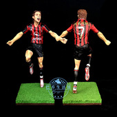 限量FANATICO官方正版 足球迷人玩偶公仔2005舍甫琴科瓦ac米兰盒装