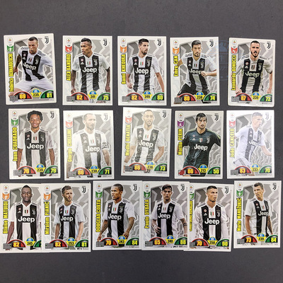 尤文图斯Panini帕尼尼2018球星卡2019大利意甲c罗迪巴拉曼朱基奇