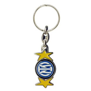 国际米兰足球俱乐部钥匙扣链挂件迷用品礼物金属队徽意甲20冠两星