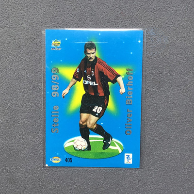 405比埃尔霍夫ac米兰98/99球星卡stelle意 MC足球官方MUNDI CARDS