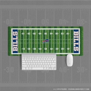 20-布法罗比尔鼠标垫超大办公键盘学生办公桌球场NFL橄榄球超级碗