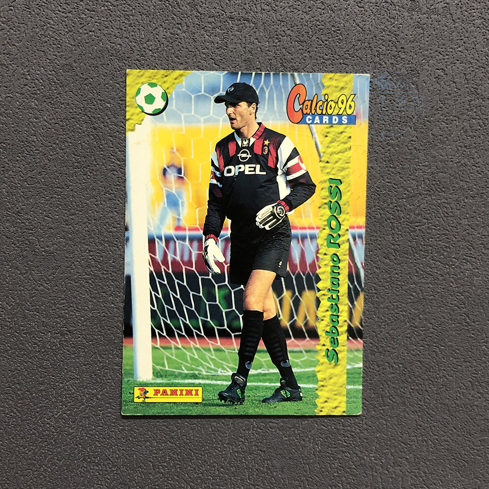 罗西rossi官方球星卡ac米兰欧版1995意甲96足球1996帕尼尼panini