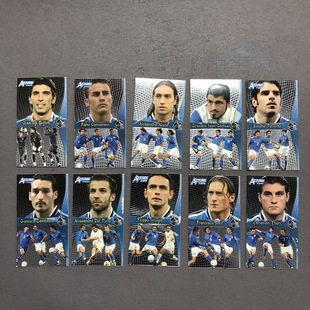 Panini帕尼尼2004意大利队AZZURRI球星卡内斯塔托蒂因扎吉维埃里