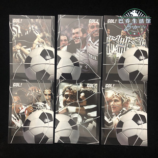 尤文图斯官方球星卡明信片促销广告3000球皮耶罗特雷泽盖内德维德