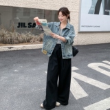 【大货】又a又飒水洗高级感牛仔外套26020-P145-K238，女装短外套，2C075
