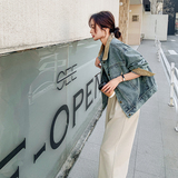 新品附买家秀休闲复古拼色牛仔浅蓝色外套360-P145-K198，女装短外套，2C075