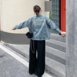 【大货】又a又飒水洗高级感牛仔外套26020-P145-K238，女装短外套，2C075