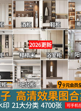 家装全屋定制柜子装修设计效果图片衣柜酒柜鞋柜榻榻米衣帽间橱柜