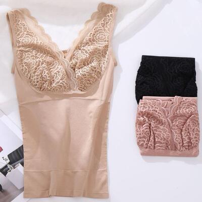 塑身保暖内衣女秋季薄款收腹背心