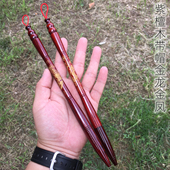 吉祥童子宝宝满月理发收藏制作胎毛笔纪念品B 79紫檀木带帽金龙金