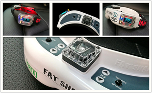 02X通用风扇盖 02C Fatshark肥鲨HD3 HDO眼镜透明风扇盖SKYZONE03