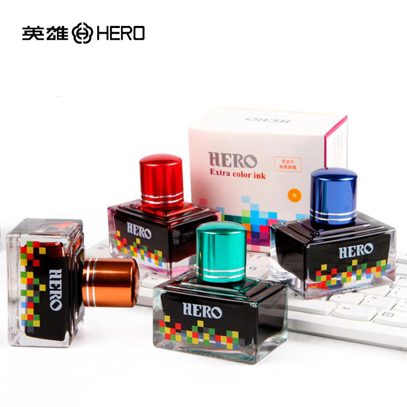 英雄染料型彩色钢笔墨水