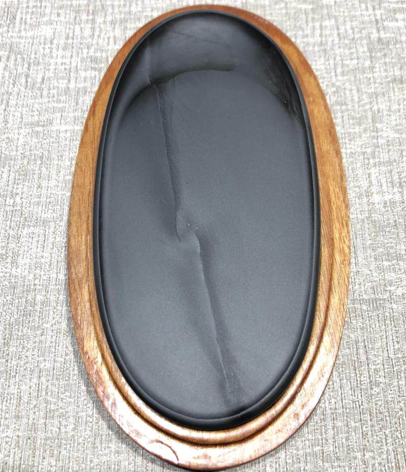 歙砚精品老坑龙尾砚婺源砚台文房四宝书法用品水波纹金星天然石料