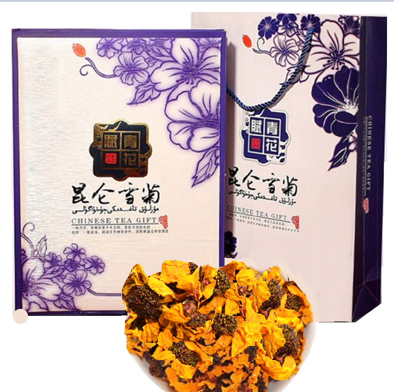 新疆昆侖雪菊野生特級正品胎菊王高海拔天山血菊花茶高檔大禮盒裝