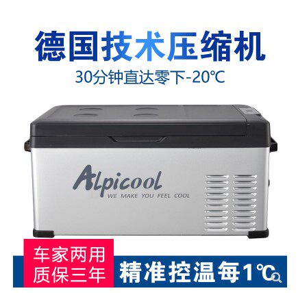 台湾110v220v12v24v冰虎车载冰箱