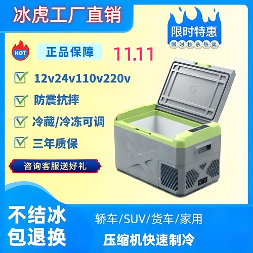 压缩机两用小型车载冰箱
