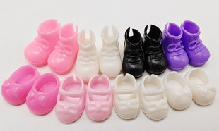 17厘米16cm芭洋比娃娃鞋子换装公主平底鞋bjd8分娃鞋新款玩具配件