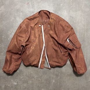 bomberjacket白墙 WhiteWall 改造咖啡春秋夹克 26$ LIFEGOESON