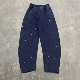 Sweatpants珍珠蜡染加绒卫裤 LIFEGOESON 蓝 Sewn Pearl 25AW Hand