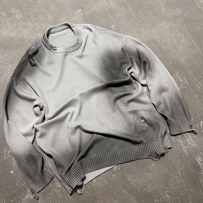 擦脏洗水破坏针织毛衣烟灰