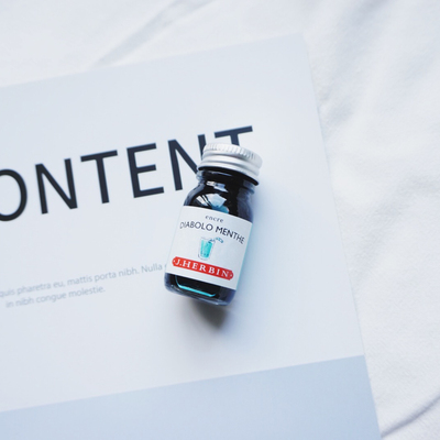 法国J.Herbin 简赫本D系列钢笔墨水 非碳素彩色墨水 10ml瓶装彩墨