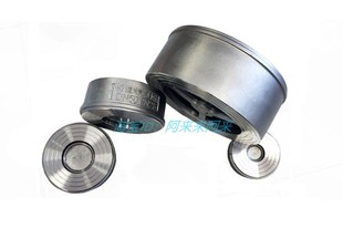 H71型对夹式止回阀PN25 不锈钢吸干机单向阀 DN25 DN40 DN50