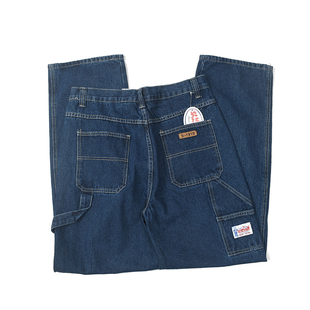 经典老炮美式复古做旧水洗枪袋牛仔工装裤日常休闲基础直筒裤1910