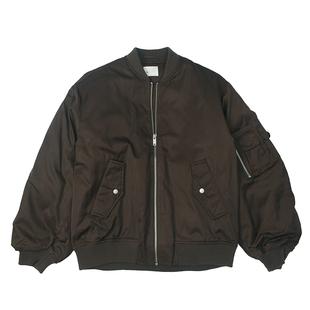 秋冬休闲加厚保暖短宽松版 复古棒球领飞行夹克 外套9733 美式 不多