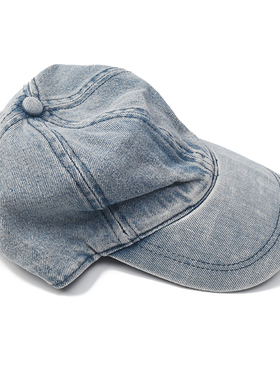 软顶 复古做旧水洗牛仔帽个性美式弯檐防晒帽男女棒球帽遮阳帽024