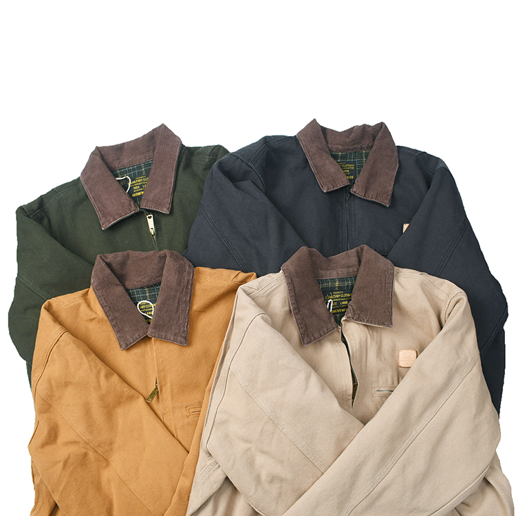 美式复古底特律帆布夹克