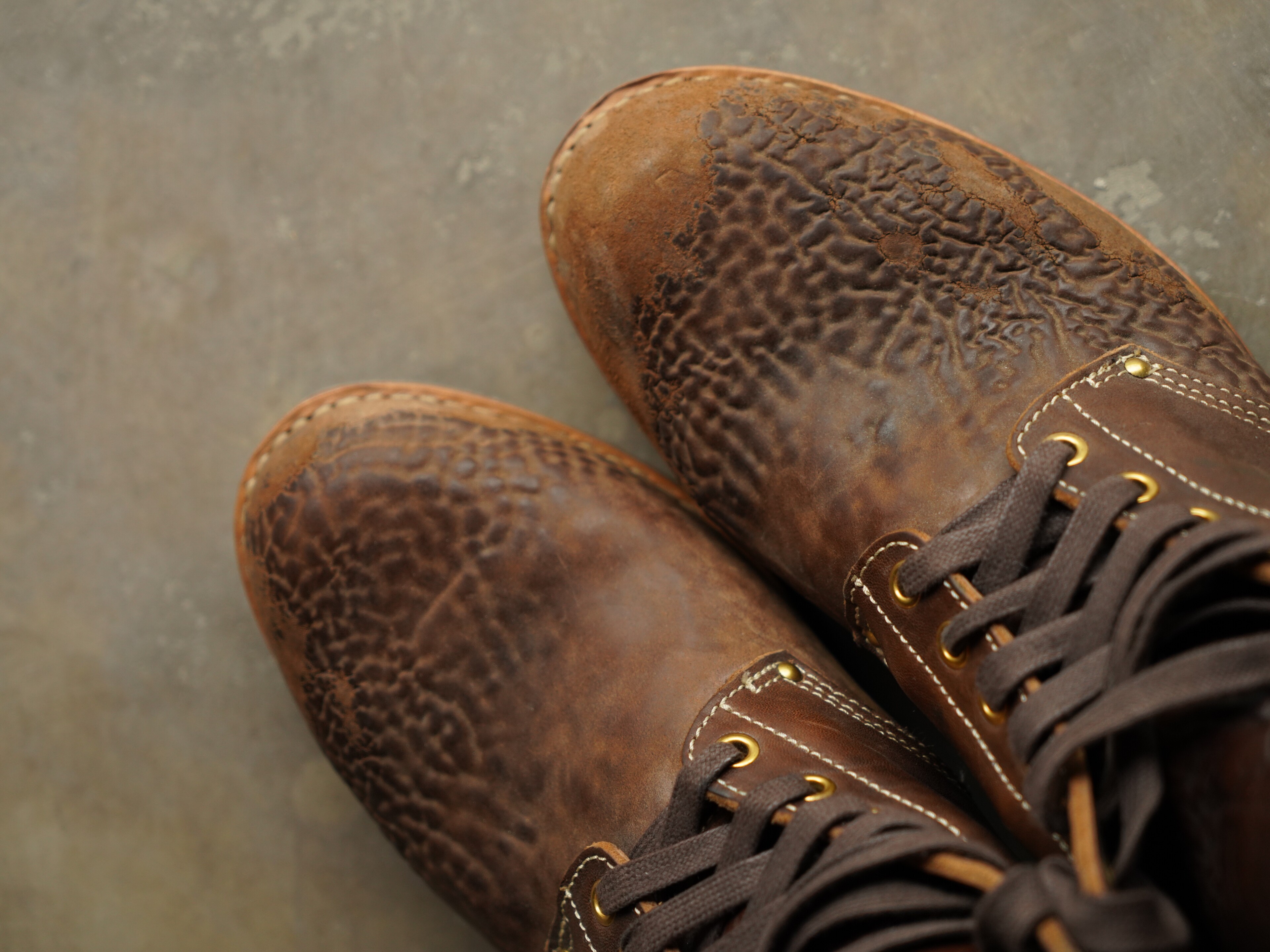 VISVIM 22AW Brigadier Boots Folk — detail