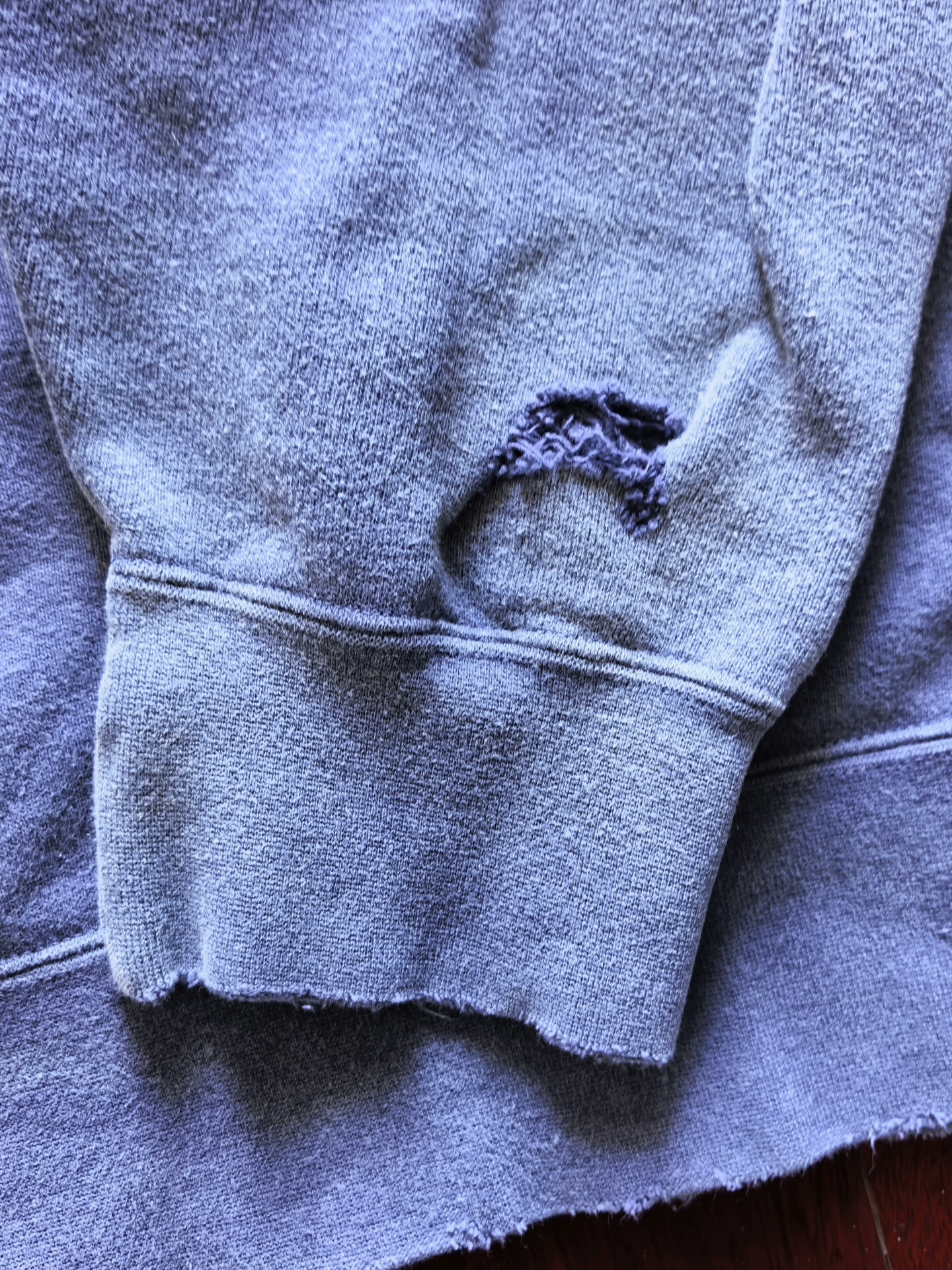 Visvim Jumbo SB Crash Fil Sweatshirt — detail
