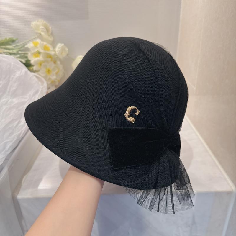 日系贵牌CA4羊毛渔夫帽礼帽网纱