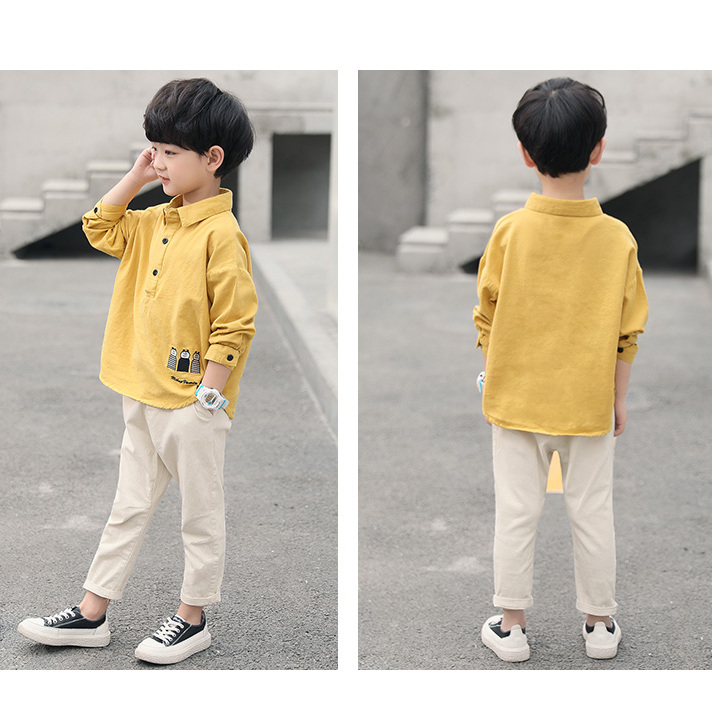 视频189儿童衣服童装衬衫上衣衬衣裁剪图版服装DIY1:纸样