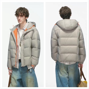 视频502休闲帽子短款 青少年通用羽绒外套裁剪羽绒服纸样 纸样男式