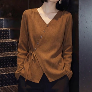 2003春夏秋斜襟新中式衬衫衬衣裁剪缝纫牛皮纸图纸衣服裁剪图纸样