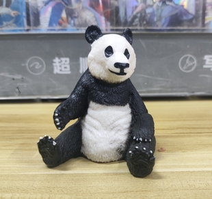 静态仿真野生动物模型熊猫多形态实心儿童认知玩具塑胶装 饰摆件