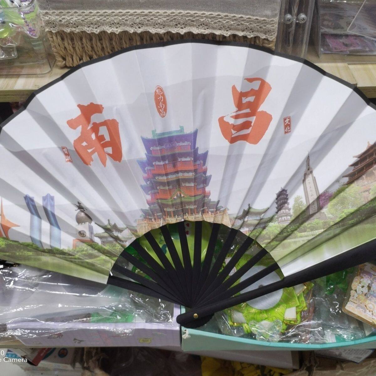 南昌滕王阁扇子折叠扇子旅游纪念品伴手礼扇子折叠扇子旅游纪念品