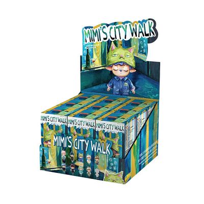 Heyone黑玩MIMI的CITYWALK系列搪胶毛绒可爱盲盒潮玩手办摆件