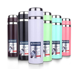 香港世宝陶瓷保温杯骨瓷内胆不锈钢真空男女不锈钢外壳时尚泡茶杯