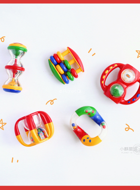 小月龄大集合2～Tolo宝宝趣味摇铃手眼协调算盘彩珠雨声筒6个月