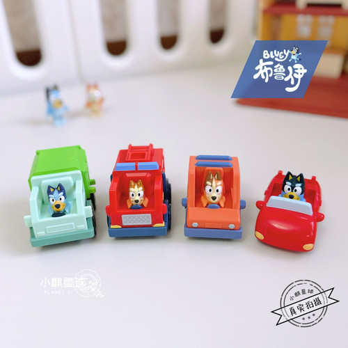Bluey布鲁伊迷你角色小车