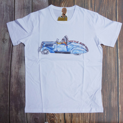 埼玉工作室19SS LCC PRINT TEE CAR 咖啡店限定短袖 非VISVIM1 vv