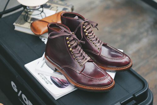 牛皮高帮男鞋岩屋工装绅士Tanker