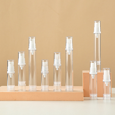 5ml10ml15ml 乳液真空瓶防晒爽肤水分装瓶透明塑料喷雾小样瓶包材