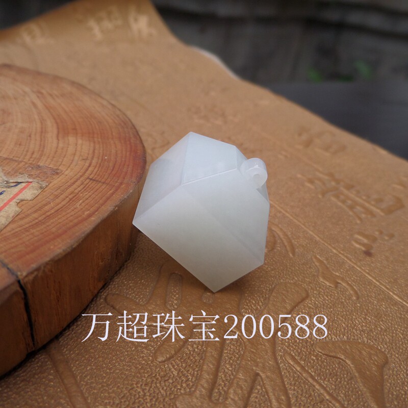 和田玉白玉印章覆斗钮秤砣印玉玺挂坠印匠心精琢文玩雅印专业篆刻