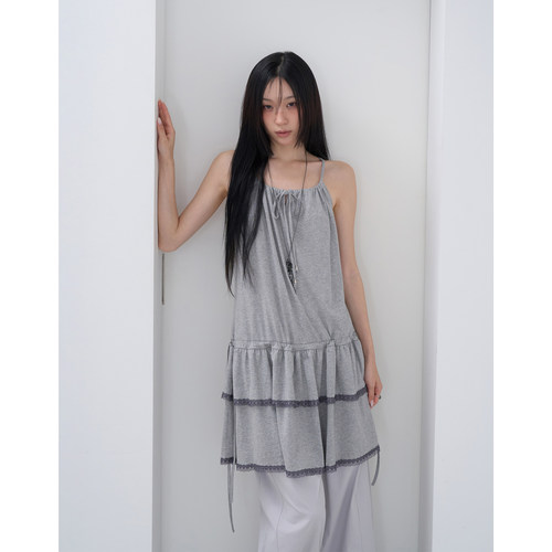 lowear韩代蕾丝吊带连衣裙