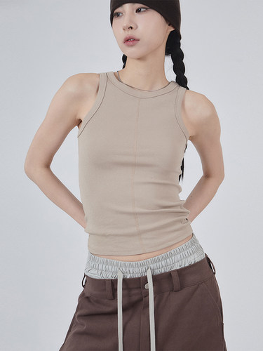 Raucohouse韩代中缝无袖背心