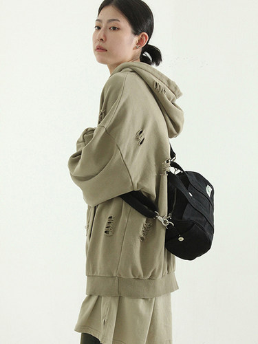 韩国代购 fabric cylinder 2way bag 两用手提包单肩包斜挎休闲