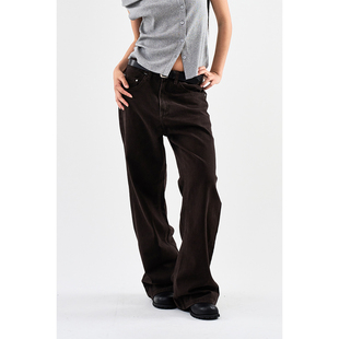 Raucohouse韩代 Signature Flare Cotton Pants 复古休闲长裤女